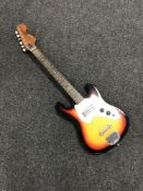 An Artists electric guitar