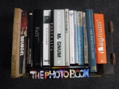 A box of coffee table volumes - photography etc