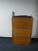 A mid 20th century teak Ladderax style unit