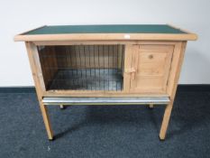 A rabbit hutch