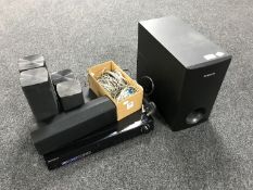 A Samsung DVD surround sound system