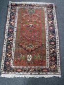 An Iranian prayer rug