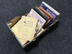 A box of music books
