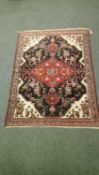 A Persian Tabriz rug,