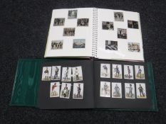 Two albums of German WWI and WWII era cigarette cards