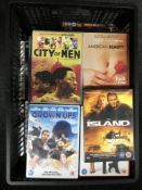 Four large crates of DVD's