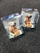 Two boxed Bad Taste Bears Iggy & Lou figures