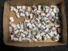 A large quantity of thimbles