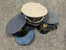 A box of military hats