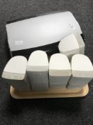A Bose surround sound speaker system with media centre model AV18
