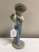 A Lladro figurine : Flower Harvest, model 1286, height 23 cm, boxed.