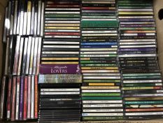 Two large boxes of CD's