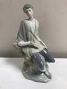 A Lladro figurine : New Shepherd, model 4577, height 27 cm, unboxed.