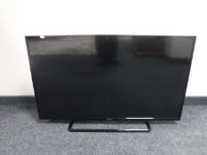 A Panasonic Vierra 42 inch LCD TV with remote