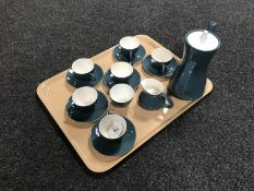 A tray of Poole coffee ware