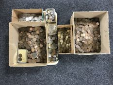 A substantial quantity of British One Penny coins (8.