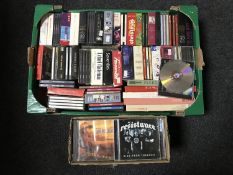 A box of CD's