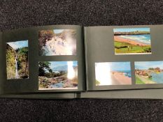 Two postcard files containing 20th century postcards