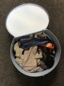 A collection of seven silk scarves by Jaeger etc.