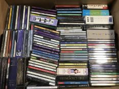 Two large boxes of CD's