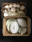 Three boxes of tea china,