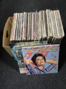 Two boxes of LP's, The Jacksons, Elton John,