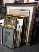 A large quantity of pictures, prints,