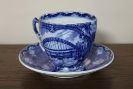 A Maling 1929 North East Coast Exhibition cup and saucer