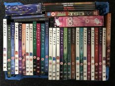 Three large crates of DVD's