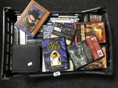 A large box of DVD's