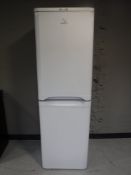 An Indesit fridge freezer