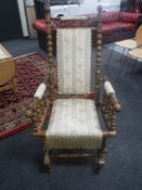 A 20th century American style rocking chair
