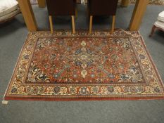 An antique Persian Bakhtiari rug,