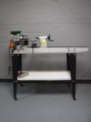 A Sip 900mm swivel head wood lathe