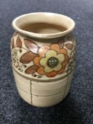 A Woods Arabesque Charlotte Rhead designed vase,