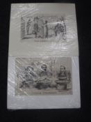 Two unframed prints;