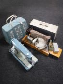 Two cased 20th century sewing machines (Singer and Jones)