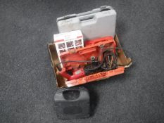 A box of Hilti TE 10 cased drill, Power Master drill,