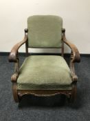 An Art Deco rocking chair