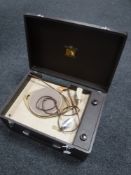 An HMV record player