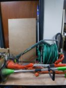 A hose pipe on reel,