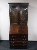 A Regency style bureau bookcase