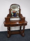 A Victorian mahogany dressing table