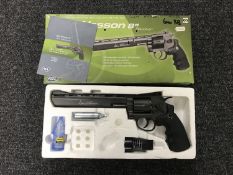 A boxed Dan Wesson BB gun revolver