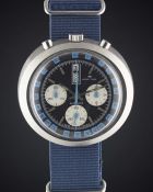 A GENTLEMAN'S STAINLESS STEEL JAQUET DROZ 