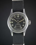 A GENTLEMAN'S BRITISH MILITARY VERTEX W.W.W. WRIST WATCH CIRCA 1940s, PART OF THE 