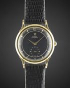A GENTLEMAN'S 18K SOLID GOLD OMEGA AUTOMATIC WRIST WATCH CIRCA 1952, REF. 14320 Movement: 17J, 