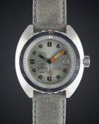 A RARE GENTLEMAN'S STAINLESS STEEL DOXA SUB 300T SEARAMBLER AQUA LUNG U.S. DIVERS WRIST WATCH