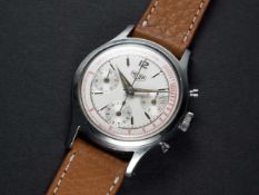 A RARE GENTLEMAN'S STAINLESS STEEL HEUER 