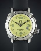 A GENTLEMAN'S STAINLESS STEEL ANONIMO DUEMILAMETRI PROFESSIONALE 2000 METERS AUTOMATIC DIVERS